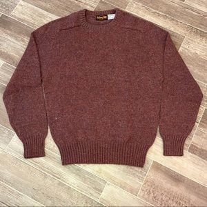 Vintage Botany 500 Wool Sweater L Maroon